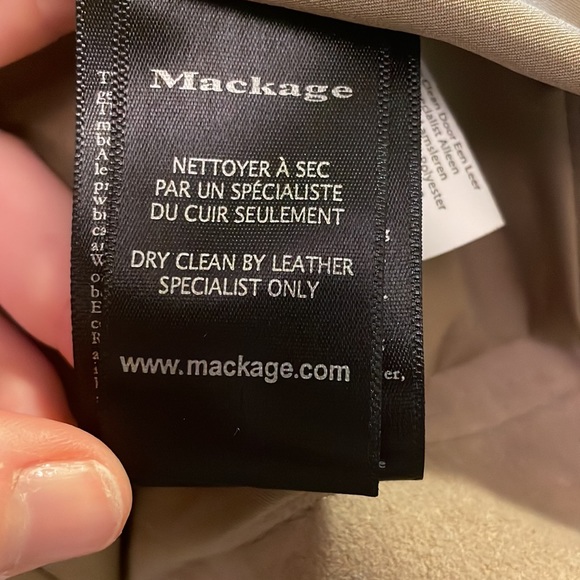 Mackage genuine lamb skin suede jacket - Picture 3 of 7